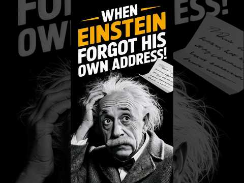 When EINSTEIN Forgot His Own Address || #einstein #science #class10 #facts