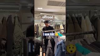 i saw him shopping #kimwoobin #koreanactor #shopping #kdrama