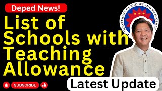 Good News Teachers! Teaching Allowance List Ngayong 2025