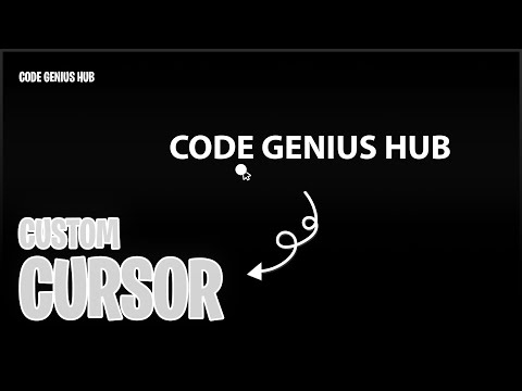 How to Create Custom Cursor using HTML CSS & JavaScript | #html #css #javascript