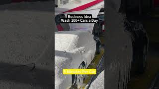 Touchless car wash with car wax and air dry function#carwash #carcleaning #carclean #carwashing