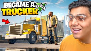 I Became A Truck Driver In GTA 5 Grand RP 😍