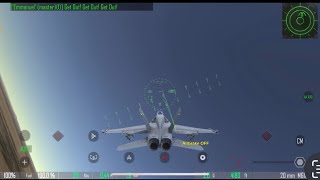 Guns Only Dogfight: F/A-18 vs Advanced AI F-15 | Gunship 4 Mobile Combat Simulator