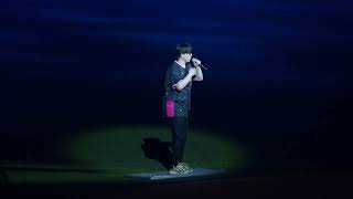 蕭煌奇  明星賽賽後演唱 { 你是我的眼 }  台北大巨蛋 .