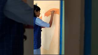 Wall painting competition in A. S. inter College mawana meerut....
