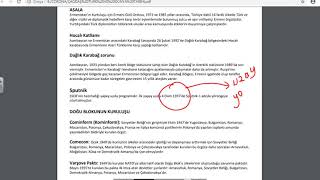 12A SINIFI SOSYAL BİLGİLER ÇAĞDAŞ TÜRK DÜNYA TARİHİ