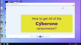 Cyberone ransomware removal [Cyberone file decryption help].