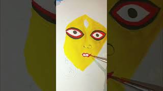 Durga Puja means Emotion of  happiness for all bengalis ❤️😌 #durgapuja #art #painting #viral