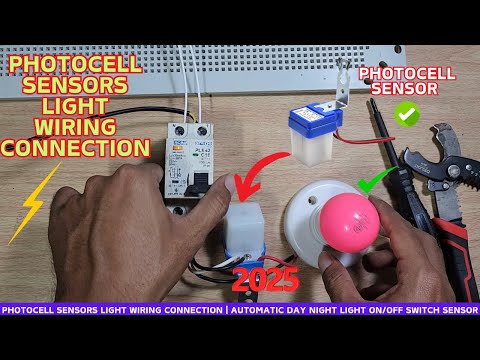 photocell sensor wiring practical Connection - Automatic light Sensor 220 Volt Auto Day/Night On/Off
