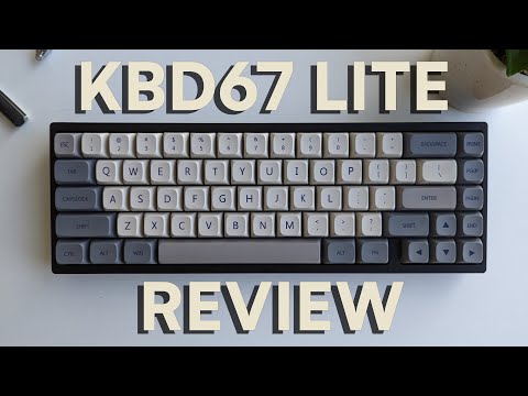 An Entry Level THOCKY Custom Keyboard (KBD67 Lite Review).