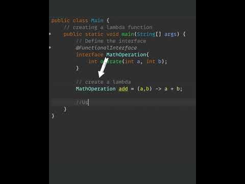 Java LAMBDA Expression and FUNCTIONAL Interface | #java #programming #shorts