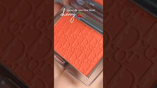 Trying new Dior blush rosy glow 🌟 #diorbeauty #diorblush