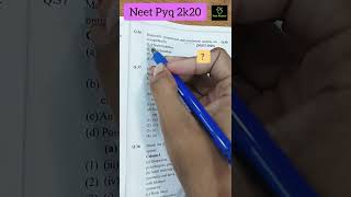 daily neet question | neet previous year question| #biology| #neet2024 | #ek zindagi meri🎧 | #shorts