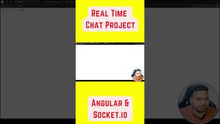 Chat App using Angular , node js , socket.io #angularjs #angular #nodejs #socketio #meanstack