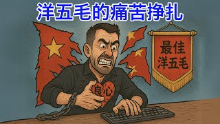 今天骂了一个洋五毛，但是我也很可怜他们。说说洋五毛在良心和执念之间的痛苦挣扎