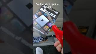 Ripped Roblox Gift Card