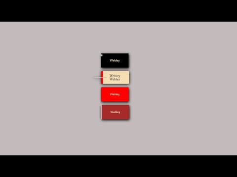 Awesome 4 Buttons Hover Animation using HTML and CSS | Awesome Buttons by pure HTML and CSS