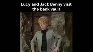 Lucy and Jack Visit The Bank Vault - Finale  #jackbenny #classictv#funny #lucilleball #lucy #retro