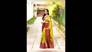 Latest Beautiful Pattu Saree Blouse Design | Traditional Saree Look❤️Designer saree #Sarees #saree