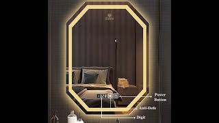 Stylish designs and custom shapes Smart LED mirror