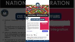 CSS 2025 PAKISTAN AFFIRS PAPER FROM SIR TAHIR'S SESSION