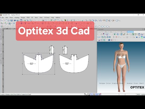 Optitex 3d Cad |freecad |fashion designer course |Optitex 3d tutorial for beginners|shablink|autocad