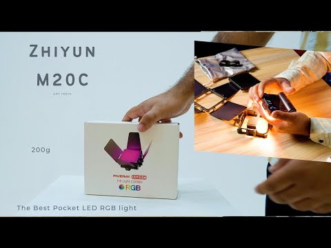 The Best Pocket LED RGB light | ZHIYUN FIVERAY M20C Combo