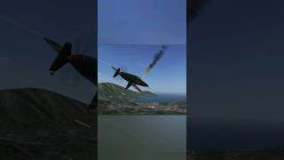 J7W SHINDEN destroys a P-38 LIGHTNING (Part 2) #shorts