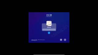 Deepin Linux - First boot after the installation