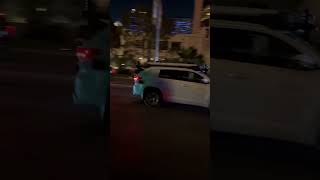 Zoox New AI Driving Car on Las Vegas Strip #car #zoox #lasvegas #shorts