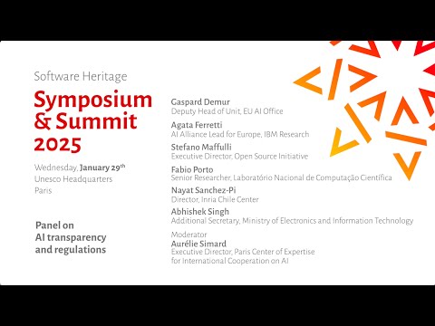 Symposium 2025 - Panel on AI transparency and regulations