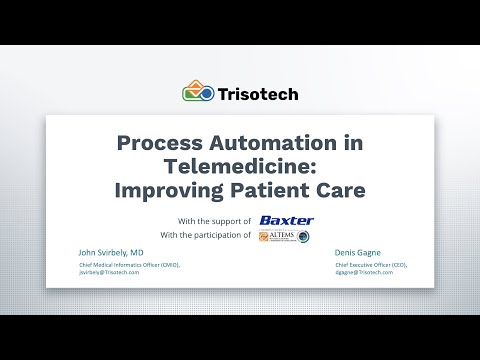 Process Automation in Telemedicine   Improving Patient Care