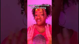 asmr triggers i LOVE but hate doing 😡❌✨#asmr #shorts