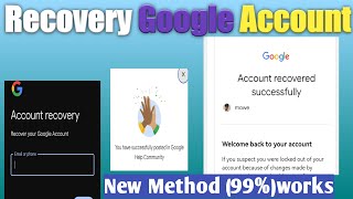 Gmail Account Recovery 2025 || How to recover Gmail account || How To  Account Rcovery