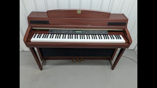 YAMAHA CLAVINOVA CLP-270 DIGITAL PIANO IN MAHOGANY FINISH stock #25356