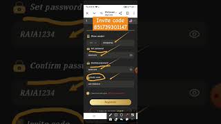 BDG app me register kaise kare/BDG app me password kaise banaye/BDG invite code#bdggame #trending 🔥🔥
