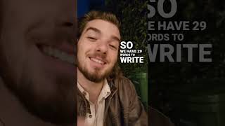 #Day62 of writing 1 word for every follower until I have a novel #shorts #fyp #day1