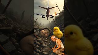 Plane Crashes Into School – Brave Chick Saves the Day! 🐥 | #AIShortFilm