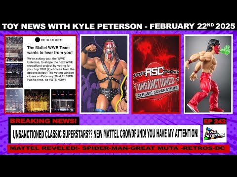 The Return of Classic Superstars!?! Mattel WWE Crowdfund!?! Toy News of the Week!