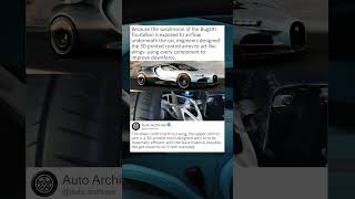 The Bugatti Tourbillon's optimized suspension #automobile #sportscar #cartok