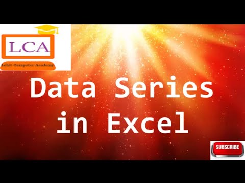 MS Excel Telugu Tutorials - Fill Series in Excel 2007 ( Telugu)