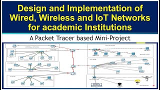 Desin and Implementation of Wired, Wireless and IoT Networks for Academic Institutions