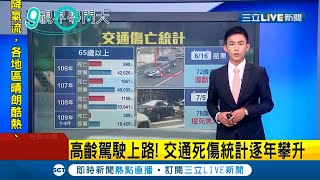 高齡駕駛交通"傷亡率"逐年提升！ 75歲駕駛須"每3年檢測換照"得過"體檢.檢測3關卡" 交通部:研擬全面納管｜記者 蔡駿琪｜【視界學問大】20200713｜三立新聞台