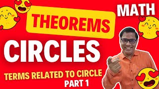 Circles and terms related to it ICSE circle math semester 2 | Circle theorems mathematics | Part 1