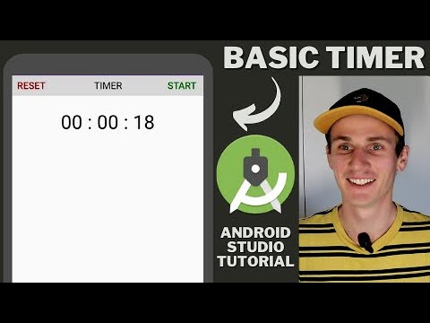 Count Up Timer App Android Studio Tutorial