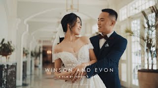 The wedding of Winson and Evon