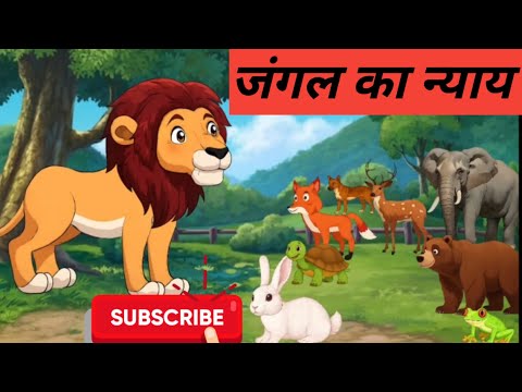 आज की कहानी है----"जंगल का न्याय"#viral #cartoonvideo #kahaniya #story #create by me #subscribe