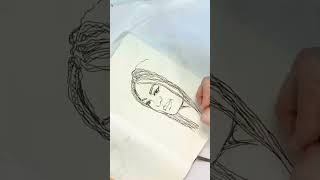 Have you gotten in some sketch book time today?? #sketchbook #figurestudy #inkonpaper