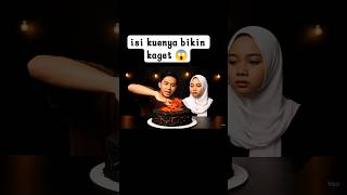 Pertama Kali Makan Kue yang Isinya Neraka 🔥"#BatuLavaSetan #MakanEkstrem #MakananAI