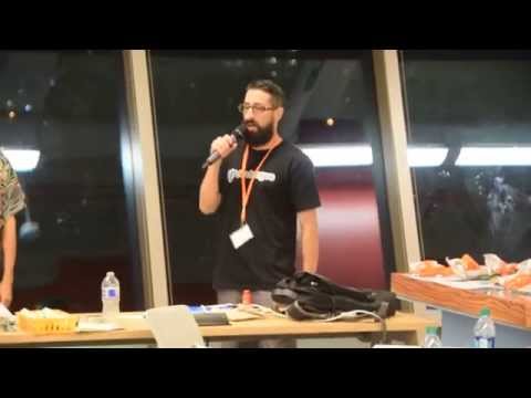 Jason Sewell of DevLeague speaking at AT&T Hackathon - February 14, 2015
